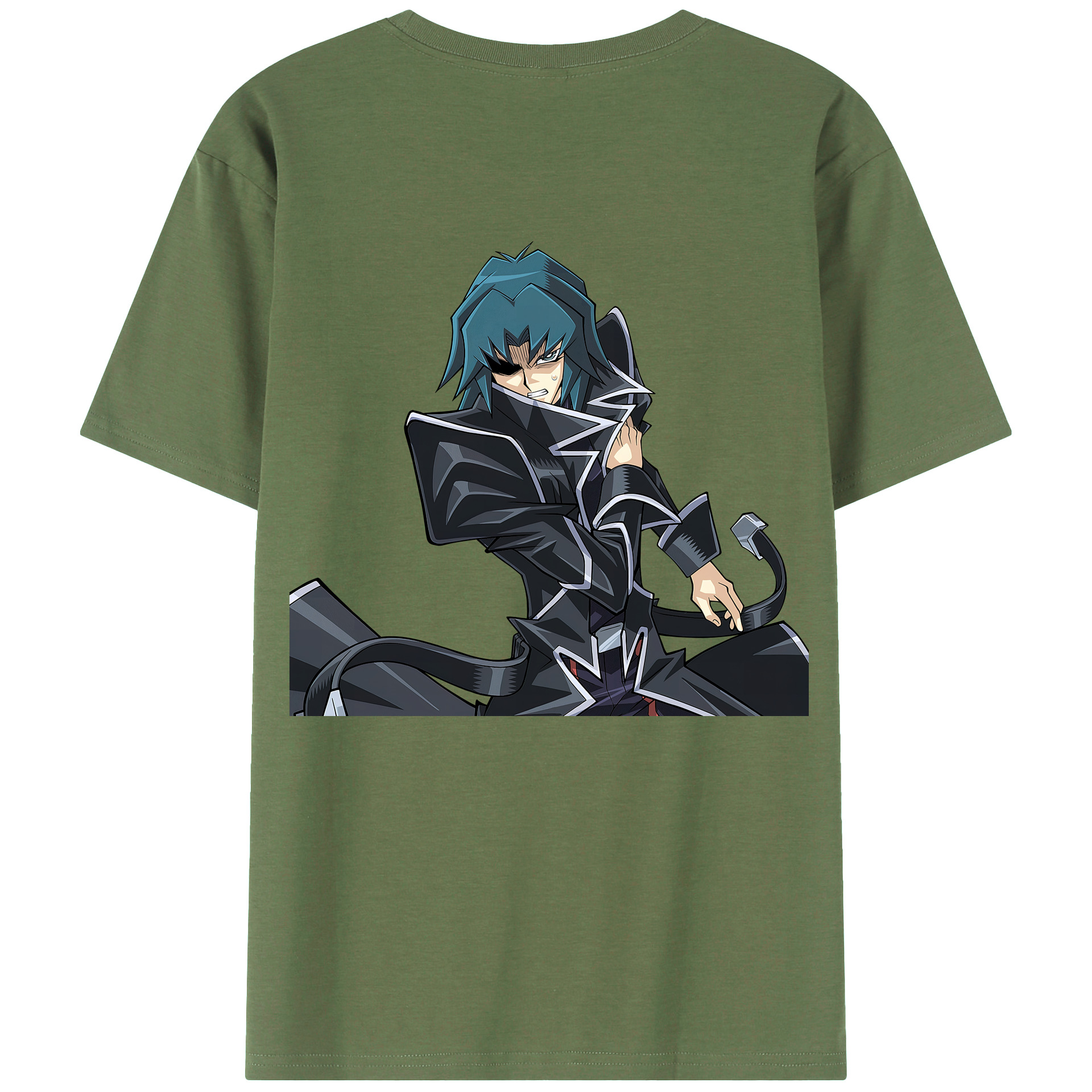 （画像用） 遊☆戯☆王 Yu-Gi-Oh! 綿100％ メンズ半袖Tシャツ（バックプリント） 通気性